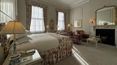 Guestroom at the Merrion in the original 18th century buildings that comprise part of the Dublin property.