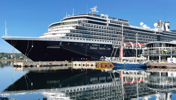 The Zuiderdam called in Sydney, Nova Scotia, during a Canada & New England Discovery cruise. The Zuiderdam called in Sydney, Nova Scotia, during a Canada & New England Discovery cruise.