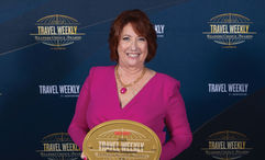 Michele Saegesser at the 2024 Travel Weekly Readers Choice Awards.