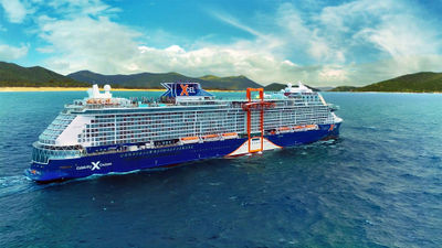 The Celebrity Xcel was floated out last week and will debut in November. The sixth Edge-class ship will be the Excel's sister.