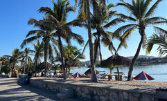 Barra de Navidad has a small marina and a malecon, where travelers can catch beautiful sunsets in the evening.