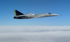 Boom Supersonic's prototype XB-1 supersonic aircraft.