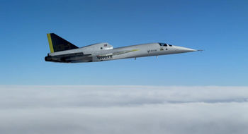 Boom Supersonic's prototype XB-1 supersonic aircraft.