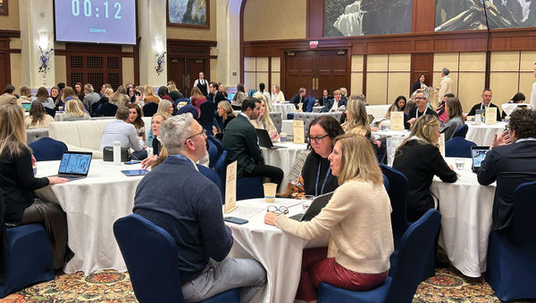Travel advisors and supplier reps at the SmartFlyer Core conference.