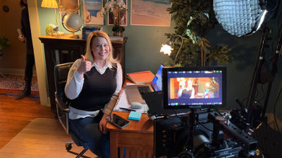 ASTA vice president of communications Erika Richter makes an appearance in one of the VeriVacation commercials.