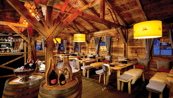 Situated alongside Engelberg's Kurpark, the seasonal Chalet Ruinart replicates the charm of an Alpine chalet, complete with fondue and Ruinart Champagne. Situated alongside Engelberg's Kurpark, the seasonal Chalet Ruinart replicates the charm of an Alpine chalet, complete with fondue and Ruinart Champagne.