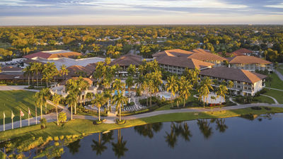 The 360-room PGA National Resort has six golf courses.