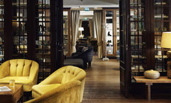 The lobby bar at the Hotel Haven in Helsinki.