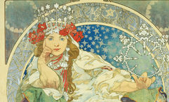 "Princess Hyacinth" is one of Mucha's works on display at the museum