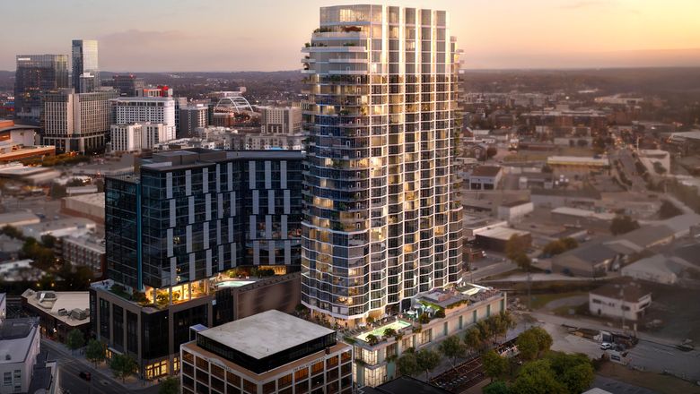 A rendering of the Pendry Nashville.