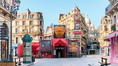 The Wizarding World of Harry Potter -- Ministry of Magic section of Epic Universe.