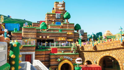 Super Nintendo World is one of the areas at the new Epic Universe. The park is partially open during a preview period. The grand opening is May 22.