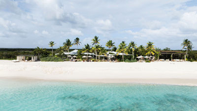 The Nobu Beach Inn's development site on Barbuda.