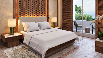 A guestroom at the Paraiso de la Bonita, a resort that has joined the Royalton Reserve Collection.