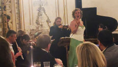 At Palais Pallavinci, guests enjoyed performances from classical musicians, opera singers and ballet dancers.