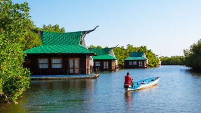 The River Gambia offers a variety of river-based tourism including cruises, fishing and wildlife excursions.