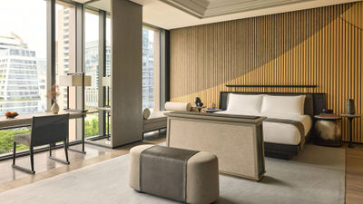 A suite at the Aman Nai Lert Bangkok.