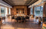 The dining room aboard the Boheme.