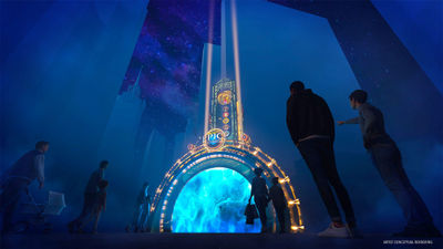 The National Epic Universe Portal Tour will bring a 30-foot-tall Chronos to four cities.