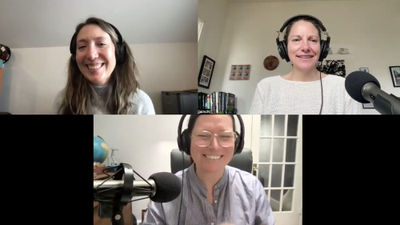 Clockwise from top left: Andrea Zelinski, Johanna Jainchill and Rebecca Tobin talk Wave, Seatrade, new ships and Andrea's top stories during her time at Travel Weekly.