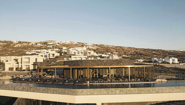 The Magma Resort Santorini, part of Hyatt's Unbound Collection.