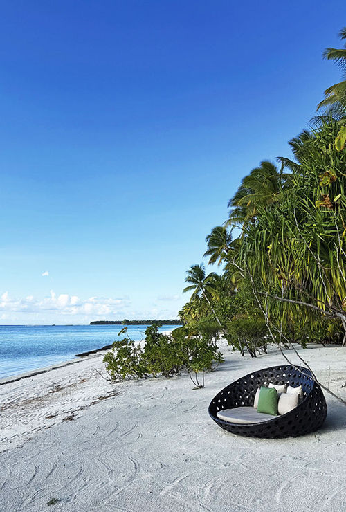 Each of the villas at The Brando has its own private beach. Each of the villas at The Brando has its own private beach.