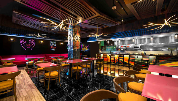 Hot Noods, a full-service Asian noodle bar, is part of El Cortez’s recent expansion. Hot Noods, a full-service Asian noodle bar, is part of El Cortez’s recent expansion.