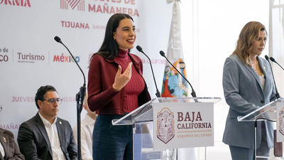 Baja California's minister of tourism, Josefina Rodriguez Zamora, announces that this year's Tianguis Turistico will be a "Tianguis for everyone."