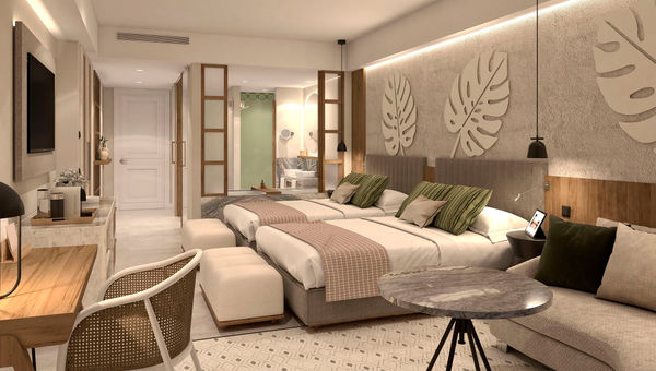 The 500-room Secrets Playa Esmeralda will offer accommodations with private balconies or terraces. The 500-room Secrets Playa Esmeralda will offer accommodations with private balconies or terraces.