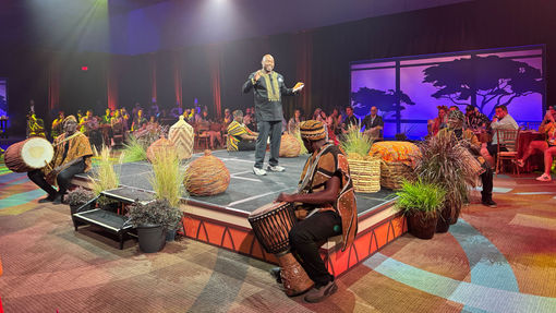 Paul Bryant, show director of the Lion King dinner experience on the upcoming Disney Destiny, said that guests will be "transported to the pride lands."
