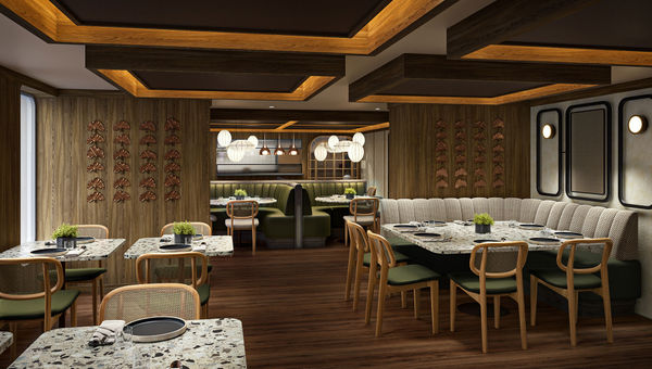 Basil + Bamboo will meld Mediterranean and Asian flavors. Basil + Bamboo will meld Mediterranean and Asian flavors.