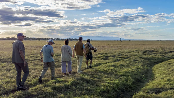 Guests staying in Gorongosa National Park at a Classic Portfolio property can take part in walking safaris exploring the surrounding areas.