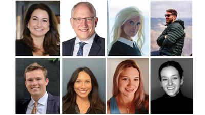 Clockwise from top left, HX's new appointments are Ana Duarte, John Milbrath, Linda Cavanah, Barrett Caldwell, Cristina Macedo, Jenna Amaral, Destiny Weiss and Aidan Flood.