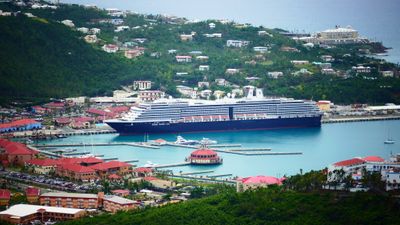 The Oosterdam in St. Thomas.
