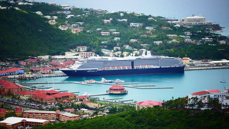 The Oosterdam in St. Thomas.