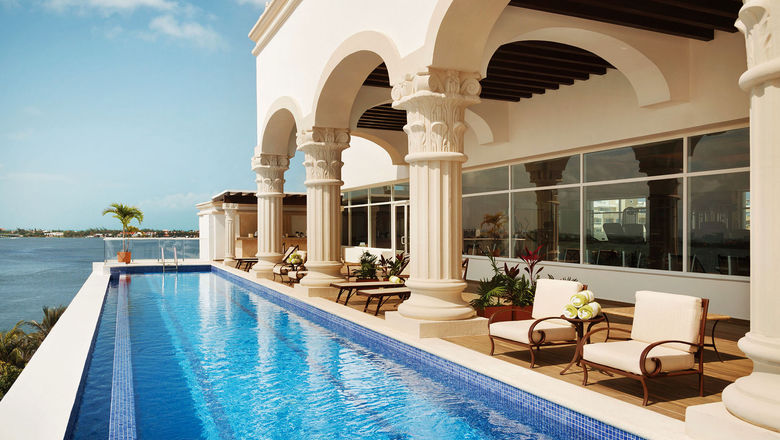 A pool at the Hyatt Zilara Cancun.