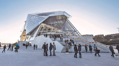 The Musee des Confluences in Lyon is celebrating its 10th anniversary this year.