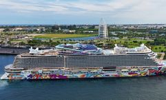 The Norwegian Aqua in Port Canaveral.