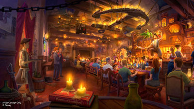 A rendering of the Mess inside Beak and Barrel.