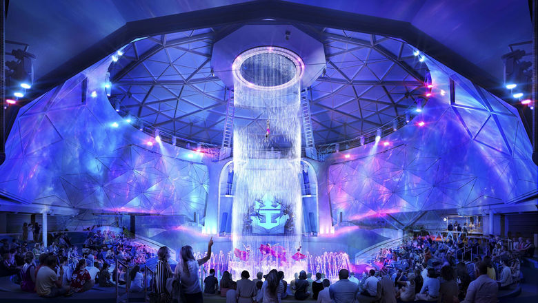 The AquaTheater will have two new shows on Star of the Seas: "Torque" and "Pirates & Mermaids."