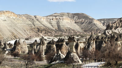 So-called fairy chimneys in Pasabag, or Monks Valley.