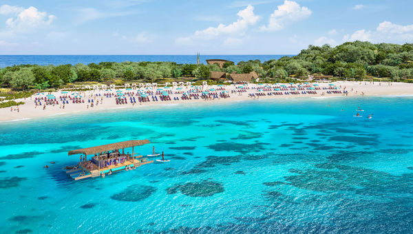 Lelepa will have a floating bar in the lagoon.