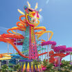 A rendering of the Jaguar's Peak waterslides Royal Caribbean had planned for Perfect Day Mexico.