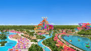 A rendering of the Perfect Day Mexico destination.