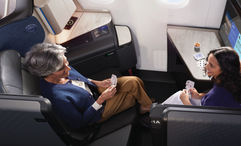 United's new Polaris Studio will be 25% larger than standard Polaris suites. They'll occupy the front row of business class cabins on Boeing 787s.