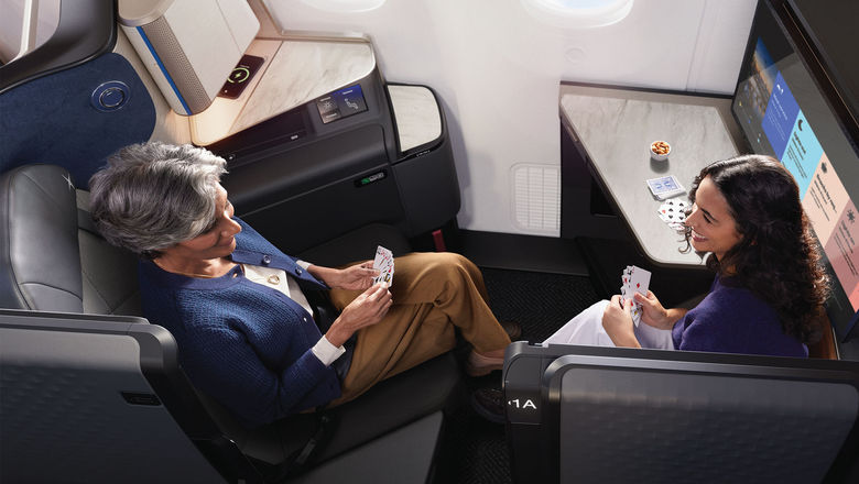 The Polaris Studio pods are "a baby step" toward taking on airlines with the most luxurious cabins, said United CEO Scott Kirby.