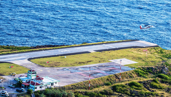 The landing zone of Yrausquin Airport is widely regarded as the shortest in the world.