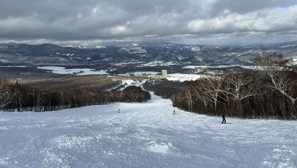 Jay Stevens visited Appi Kogen ski resort on his trip.