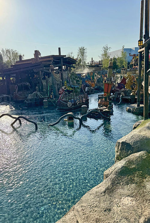 Fyre Drill is a water ride in How to Train Your Dragon -- Isle of Berk, one of the five worlds in Epic Universe.