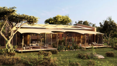 Rendering of the tented accommodations at the Mapito Safari Camp, Serengeti, Autograph Collection, which is scheduled to open later this year in Tanzania.